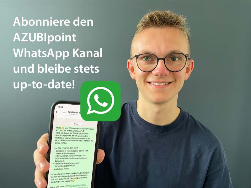 NEU - der AZUBIpoint WhatsApp Kanal
